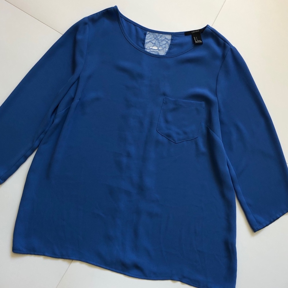 Light blue blouse